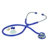 Veridian Healthcare Pinnacle Stainless Steel Adult Stethoscope, Royal Blue 05-10503